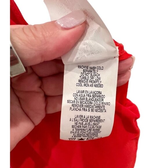 Jay Godfrey Red Anselm Halter Sleeveless Jumpsuit - Size 4 - Picture 4 of 8